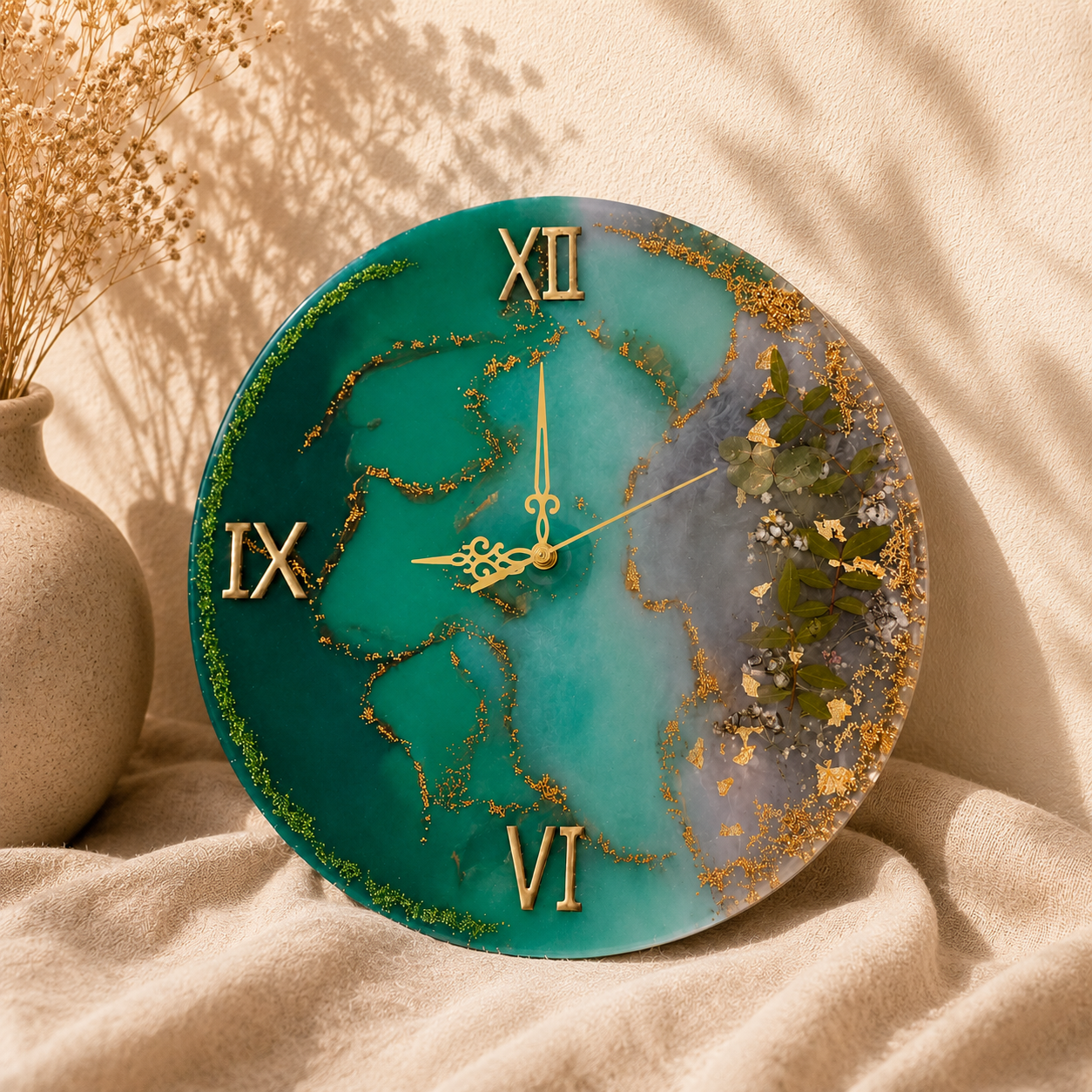 Floral Clock Keepsake