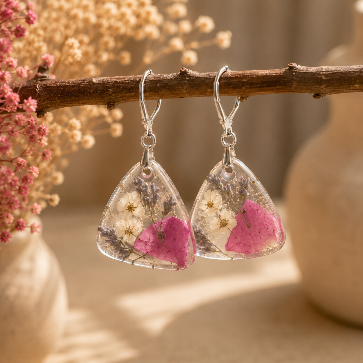 Preserved Flower Jewelry